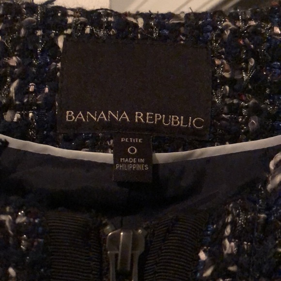 Banana Republic Metallic Tweed Jacket - Picture 3 of 9